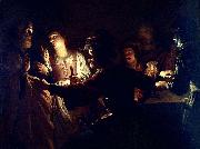 Gerard van Honthorst The Denial of St Peter oil painting artist